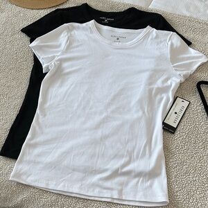 Rebel Sugar Black and White Short Sleeve Tees